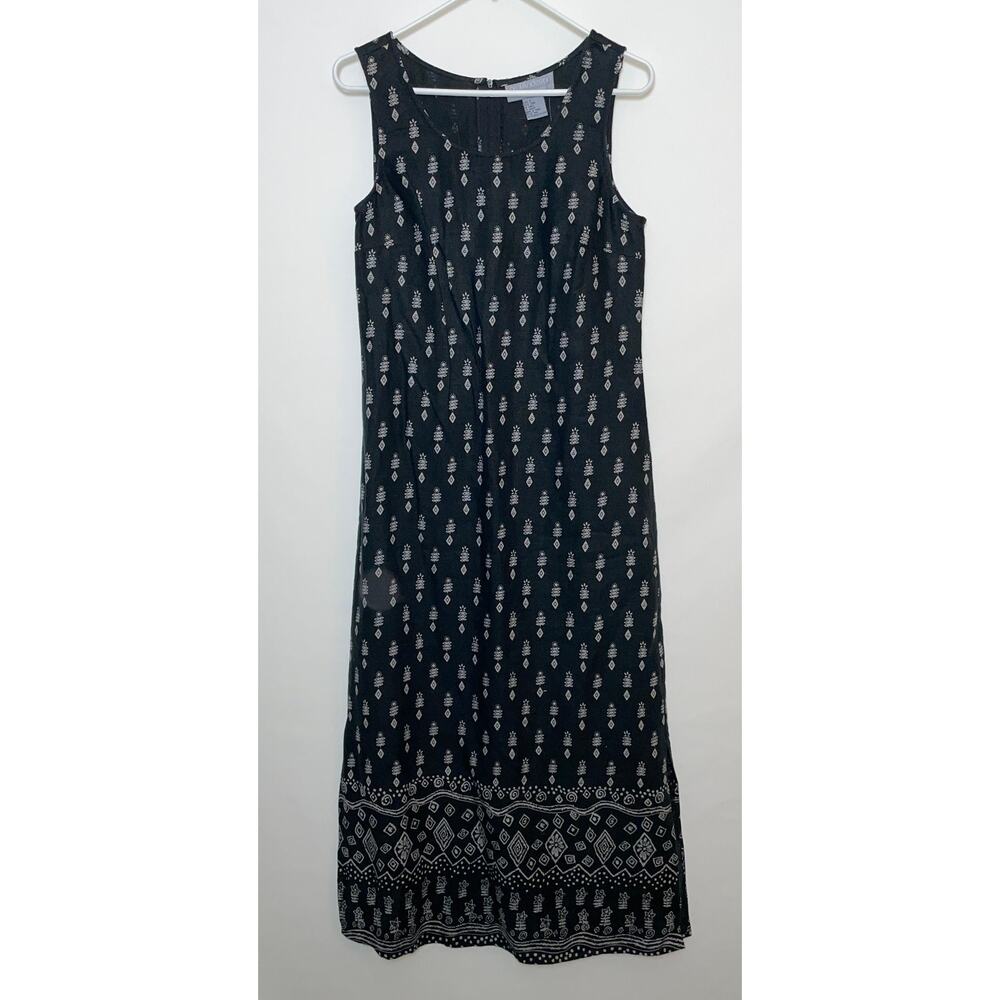Vintage Carol Anderson California 100%‎ Linen Dress - Size S - Great Condition